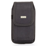 Case Belt Clip Canvas Rugged Holster - LCASE66 - Black - Fonus A66