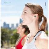 TWS Wireless Earphones Earbuds Headphones True Wireless Stereo Hands-free Mic Hi-Fi Sound Headset - ZDG10