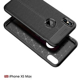Ultra Slim TPU Leather Case Cover - Shock Absorbent - Black - Fonus L28