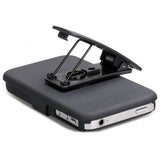 Case Holster Combo Swivel Belt Clip - Dropproof - Kickstand - Black - Fonus D89