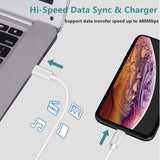 Type-C to USB-C Cable Short PD Fast Charge Cord Power Wire
