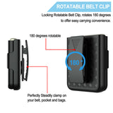 Case Belt Clip Holster Swivel Cover Kickstand Armor - ZDZ67