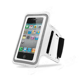 Sports Armband Gym Running Band Neoprene - White - Fonus D36