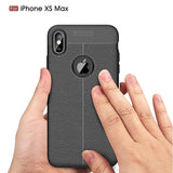 Ultra Slim TPU Leather Case Cover - Shock Absorbent - Black - Fonus L28
