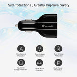48W 3-Port Fast Car Charger with USB-C Port - Fonus F56