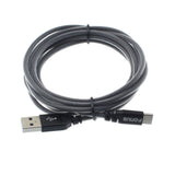 6ft USB-C Cable Charger Cord - Mesh Braided - Gray - Fonus K32