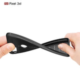 Ultra Slim TPU Leather Case Cover - Shock Absorbent - Black - Fonus V04