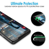 Google Pixel 2 XL - Tempered Glass Screen Protector - HD Clear - Curved - Full Cover