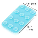 Mini Double Sided Suction Holder - Non-Slip - Blue - Xenda F62