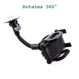 Car Mount Phone Holder for Windshield - Gooseneck Arm - Fonus K71