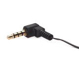 Retractable Earphones 3.5mm Headphones - In-Ear Earbuds - Black - Fonus B92