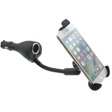 Car Mount for Lighter DC Charger - Dual USB Port and Extra Socket - Fonus J15