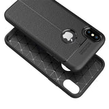 Ultra Slim TPU Leather Case Cover - Shock Absorbent - Black - Fonus L30