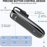 Wireless Earphone Mono Earbud Handsfree Mic Single Headphone Headset - ZDZ71