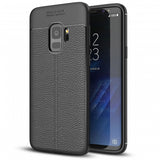 Ultra Slim TPU Leather Case Cover - Shock Absorbent - Black - Fonus V02