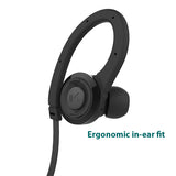 Behind the Ear Sports Wireless Earphones Sweatproof - Black - A03