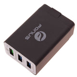 34W 3-Port Fast USB Home Wall Charger - Fonus A61