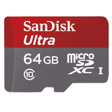 Sandisk 64GB High Speed MicroSDHC Memory Card - Class 10