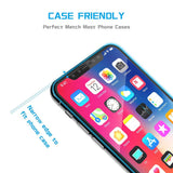 iPhone X/XS/11 Pro - Anti-glare Screen Protector Tempered Glass - Full Cover - Fingerprint Resistant