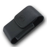 Leather Case Belt Clip Holster - Vertical Cover - LCASE48 - Black - A69