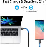 3ft PD USB-C Cable Type-C Fast Charger Power Wire USB - ZDE36