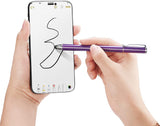 Purple Stylus Touch Screen Pen Fiber Tip Aluminum Lightweight - ZDZ55