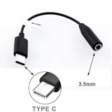 3.5mm Female to USB-C Male Headphone Audio Adapter - Fonus S83