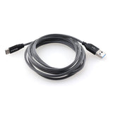 6ft USB-C Cable Charger Cord - Mesh Braided - Gray - Fonus K32