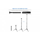 Tripod Selfie Stick Wireless Monopod Remote Shutter Built-in Self-Portrait - ZDRS1