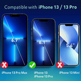 Belt Clip Case and 3 Pack Screen Protector Swivel Holster Tempered Glass Kickstand Cover 9H Hardness Anti-Glare - ZDA54+3Z31