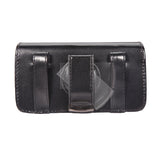 Leather Case Belt Clip Swivel Holster - Cover - LCASE35 - Black - Fonus D29