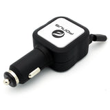 Retractable Car Charger 2-Port USB - MicroUSB - Fonus M89