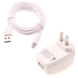 Home Charger 6ft Long USB Cable Power Adapter MicroUSB Wire Charging Cord Wall AC Plug - ZDY17