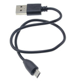 Short micro USB Cable Charger Cord - TPE - Black - Fonus M88