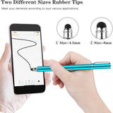 Stylus Touch Screen Pen Fiber Tip Aluminum Lightweight Blue - ZDZ50