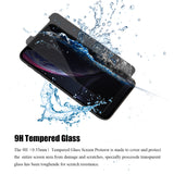 Belt Clip Case and 3 Pack Privacy Screen Protector Swivel Holster Tempered Glass Kickstand Cover Anti-Peep Anti-Spy - ZDM90+3R71