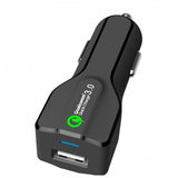 24W Fast USB Car Charger - Quick Charge QC3.0 - Fonus M96