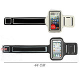 Sports Armband Gym Running Band Neoprene - White - Fonus D36