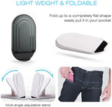 Fold-up Stand Blue Holder Travel Desktop Cradle - ZDZ17