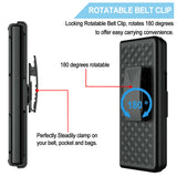 Case Belt Clip Holster Swivel Cover Kickstand Armor - ZDY99