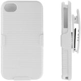 Case Holster Combo Swivel Belt Clip - Dropproof - Kickstand - White - Fonus S69