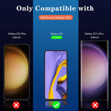 Screen Protector Tempered Glass Full Cover (Fingerprint Unlock) 9H Hardness Case Friendly - ZDY96