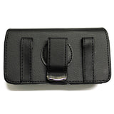 Leather Case Belt Clip Swivel Holster Cover - LCASE25 - Black - Xenda D61