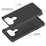 Hybrid Case Dual Layer Armor Defender Cover - Dropproof - Black - Selna M58