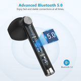 TWS Earphones Wireless Earbuds Headphones True Stereo Headset - ZDXYB