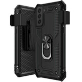 Case Belt Clip Holster Swivel Metal Ring Cover Kickstand Armor - ZDZ65