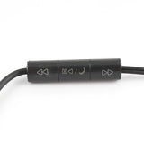 HTC Original Earphones 3.5mm Headphones Wired Earbuds - 36H00880-04M - Black