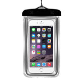 IPX8 Waterproof Case Underwater Transparent Cover - Touch Screen - M - Clear - Fonus A47 94-1