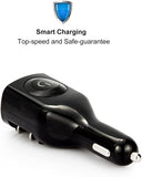 2-in-1 Car Home Wall Charger 2-Port USB - Folding Prongs - Fonus M67
