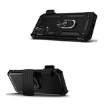 Hybrid Case Cover Metal For Magnet Kickstand Shockproof Armor Military - ZDY89